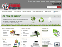 Tablet Screenshot of printingpower.com